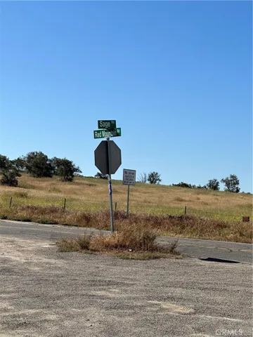 Corner of Sage & Red Mountain Roads next to parcel.