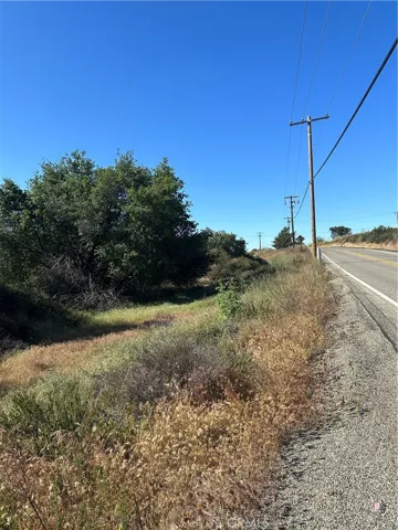 Sage Road in front of parcel.