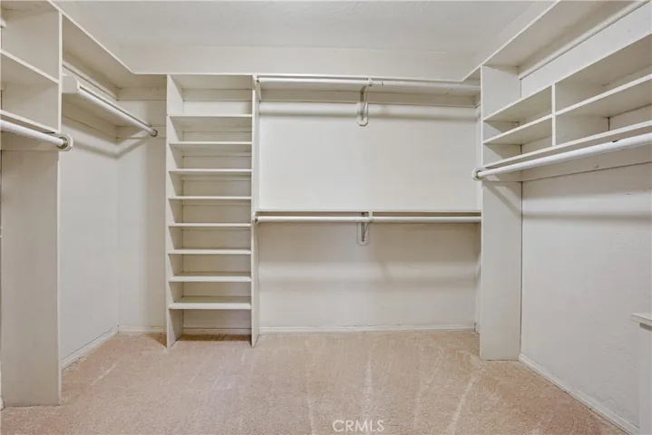 Primary walk-in closet