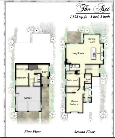 Floor plan from builder