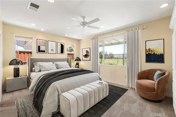 Primary Bedroom Virtually Enhanced