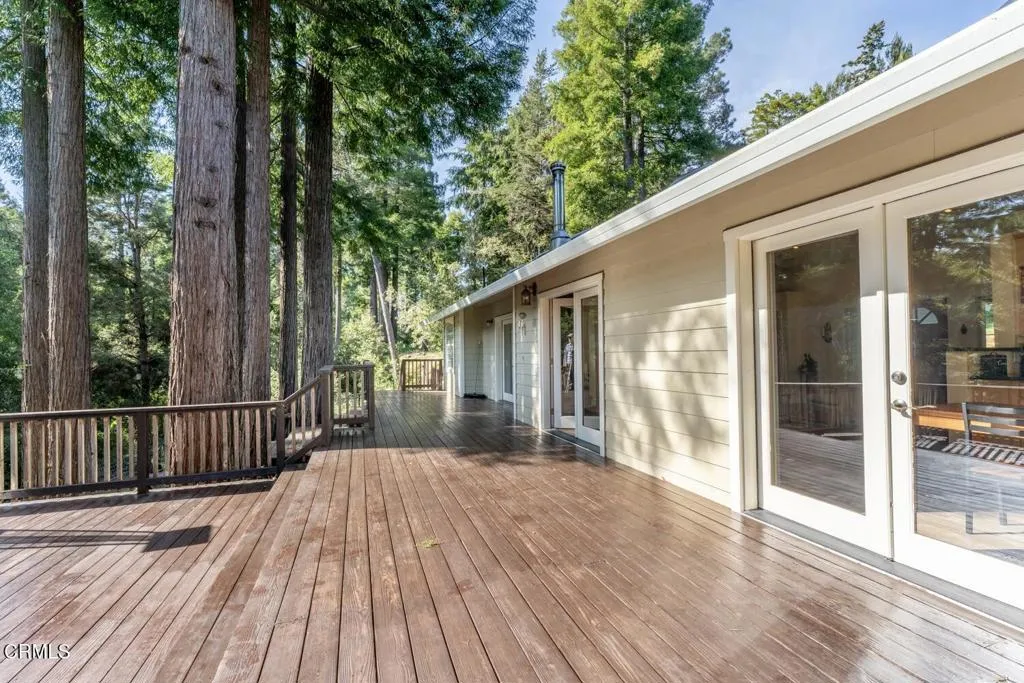 Deck with French Doors