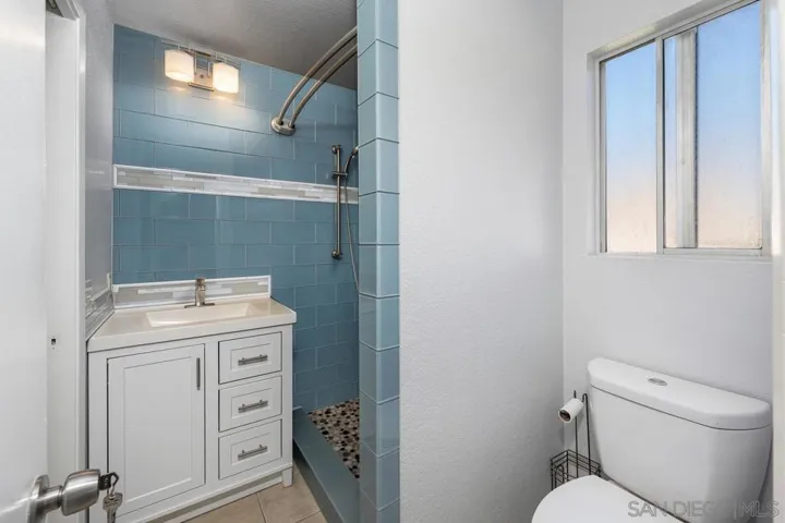 bathroom off Family room
