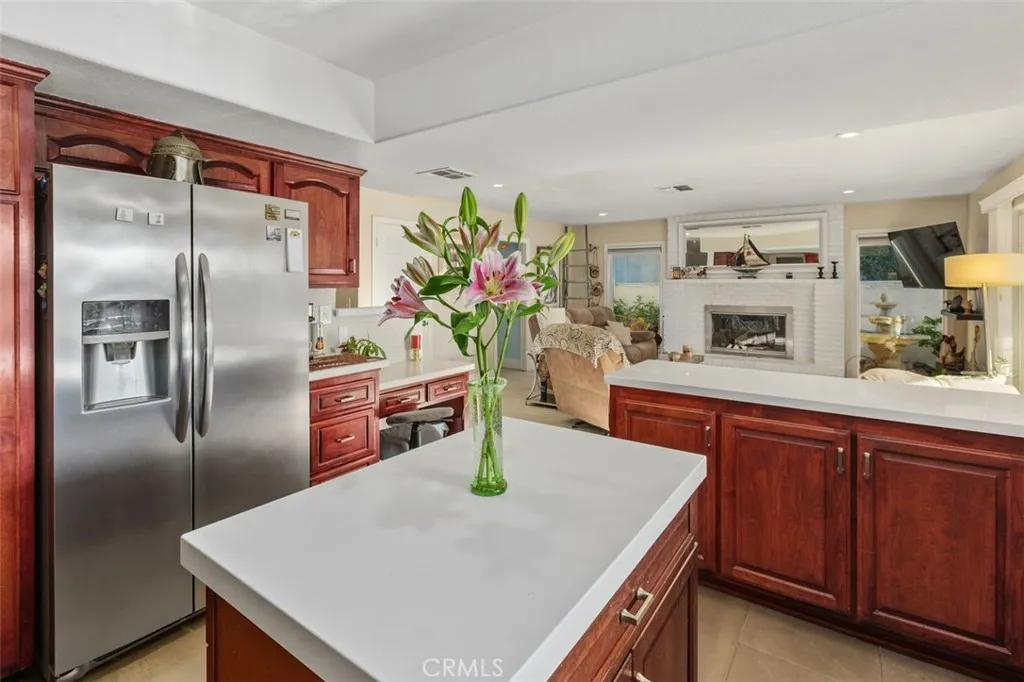 Kitchen Open to Family Room