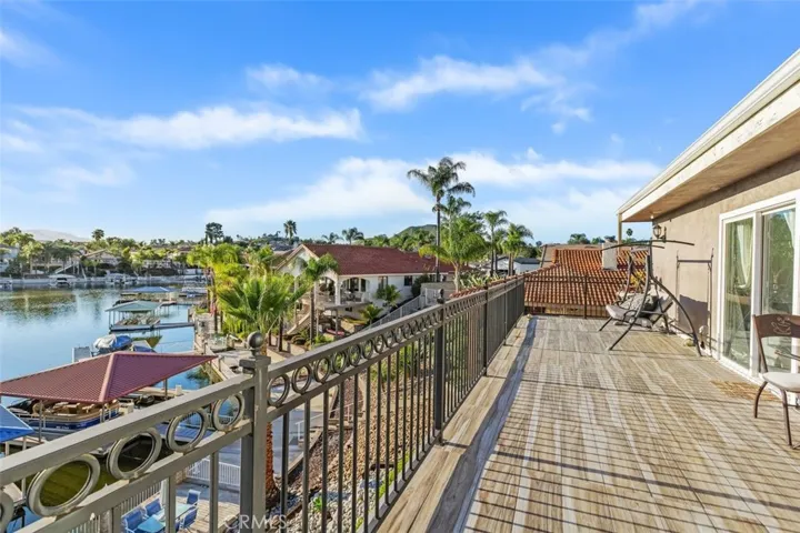 Upstairs deck