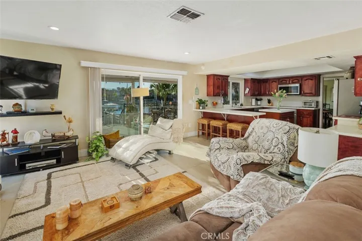 Family Room/Slider to Deck/ Kitchen