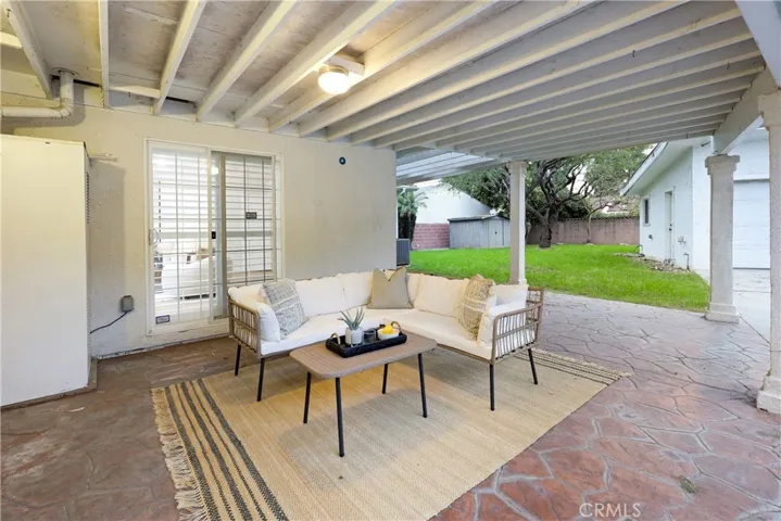 Covered patio
