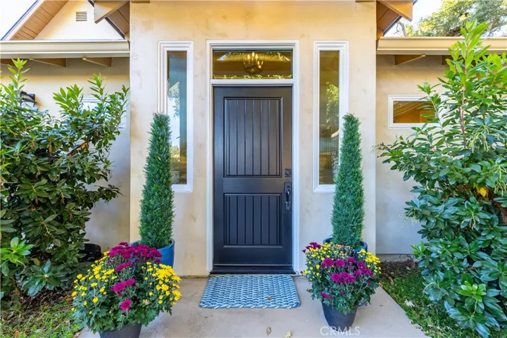 Welcoming front entry that sets the tone for the home’s timeless design.
