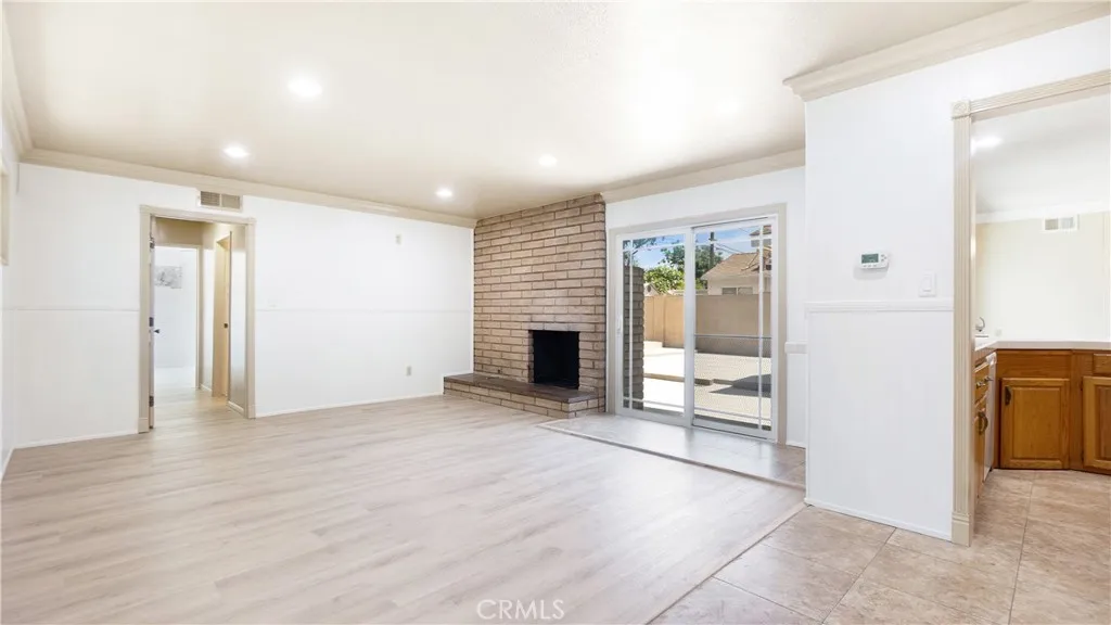 Family Room with Cozy Fireplace