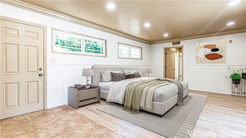 Master Suit with Sliding Door