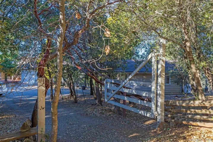 Entry manual gate.