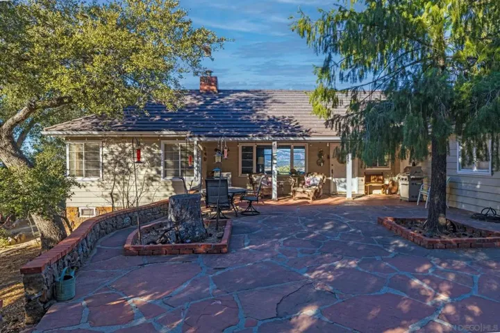 Spacious patio.