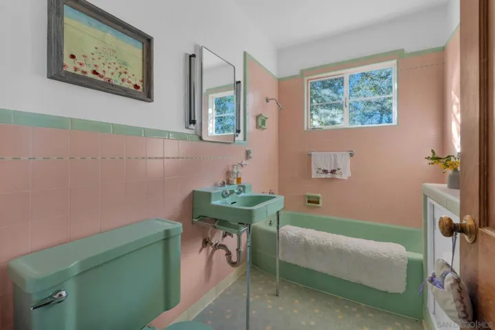 Vintage original tile work.