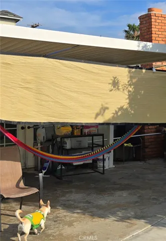 Covered patio