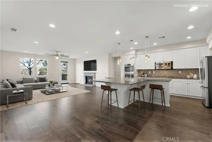 virtually staged to illustrate the home’s potential.