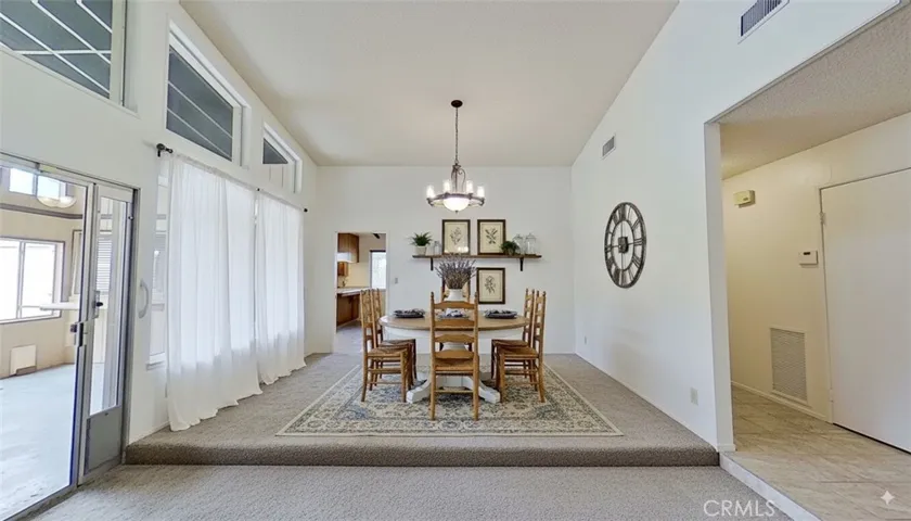 Virtually Staged Dining Room