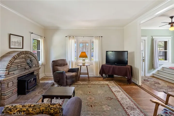 The living room provides a comfortable space to relax and gather.