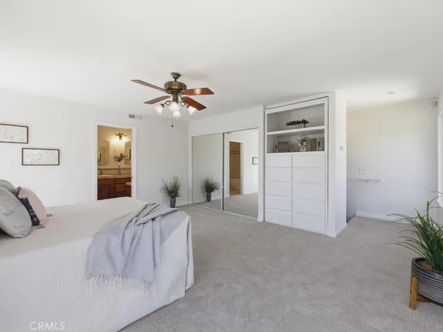 Primary closet #1 and built-in cabinetry
