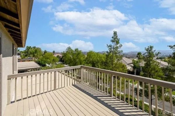 Balcony off Main Bedroom upstairs