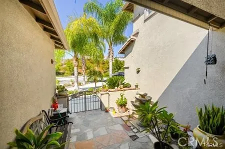 Front Patio with Stone Entry