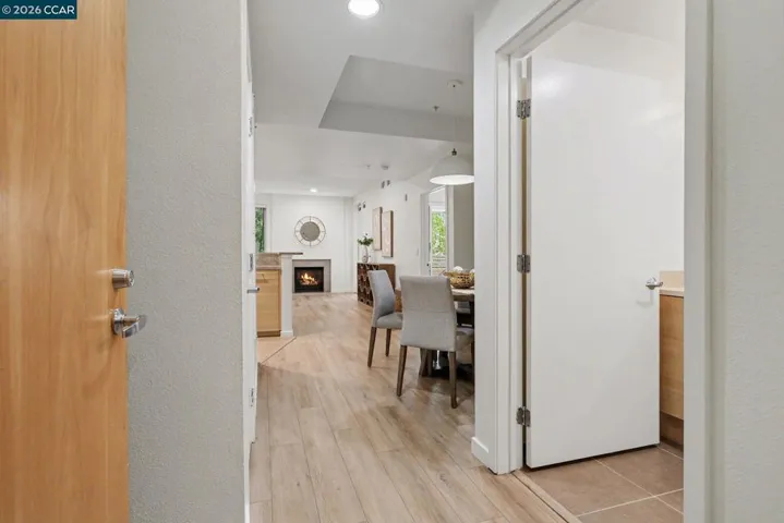 Peek from front door