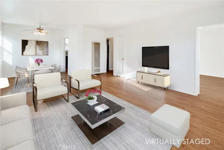 Virtually staged