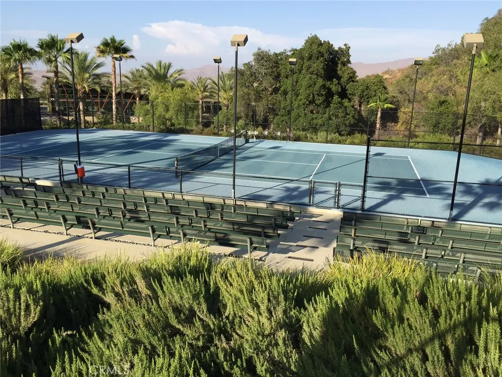 Tennis/Pickle/Bocce Ball courts are well used at Trilogy
