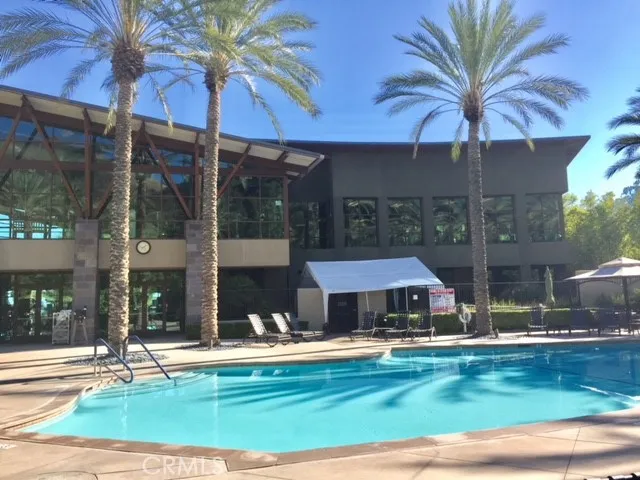 Delightful Outside Pool behind Sports Center Building