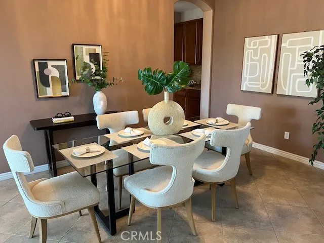 Beautiful Dining Room Has Handy Adjacent Butler's Pantry