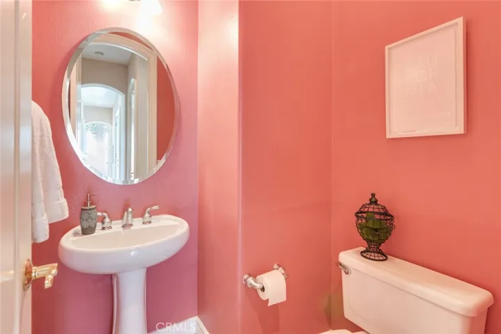Bathroom #2 is handy for visitors/guests at entry door
