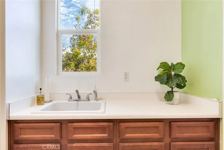 Cabinets and Sink in Laundry Room