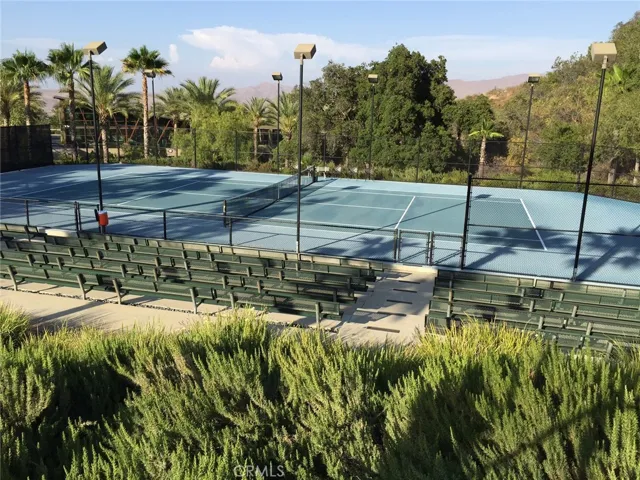 Tennis/Pickle/Bocce Ball courts are well used at Trilogy