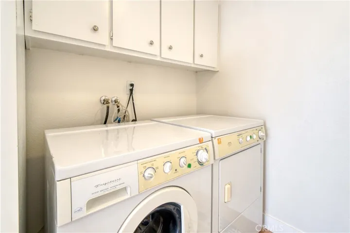 Interior laundry, washer and dryer included