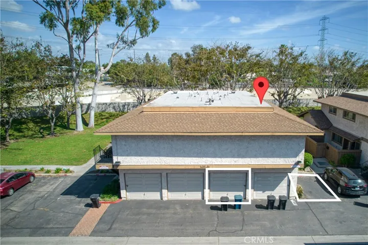 Two parking spaces, one garage space and one dedicated outdoor spec next to the unit entry.