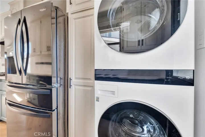 Laundry in kitchen