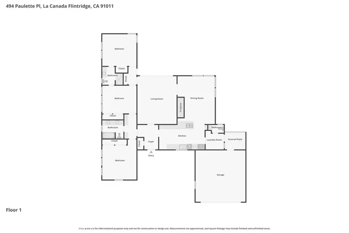 494 Paulette Place, La Canada Flintridge, California 91011