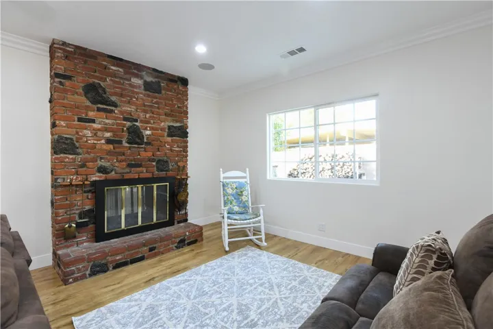 Cozy fireplace