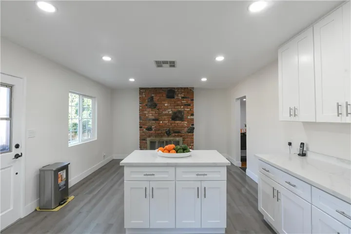 View to dining area from kitchen