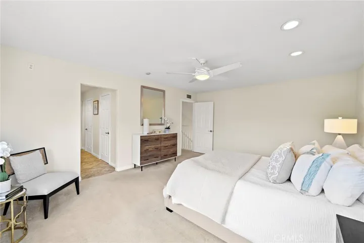 Features His & Hers walk In Closets.