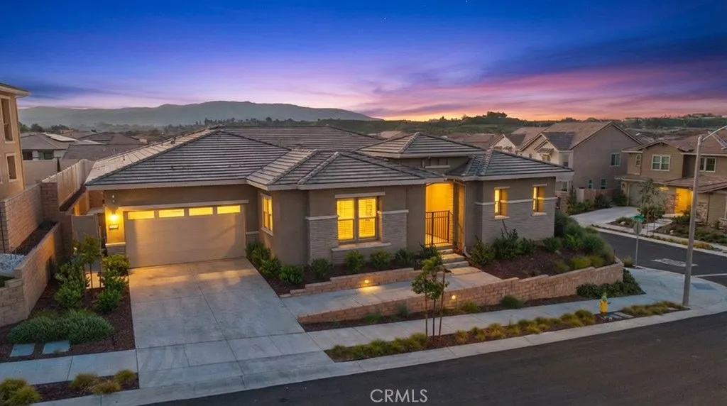 Front Elevation Twilight