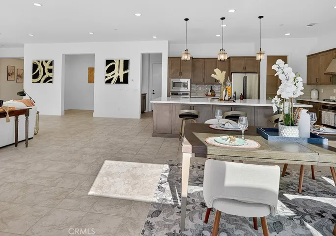 Bright and light filled kitchen and family room