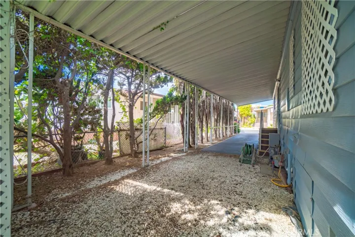 Carport area