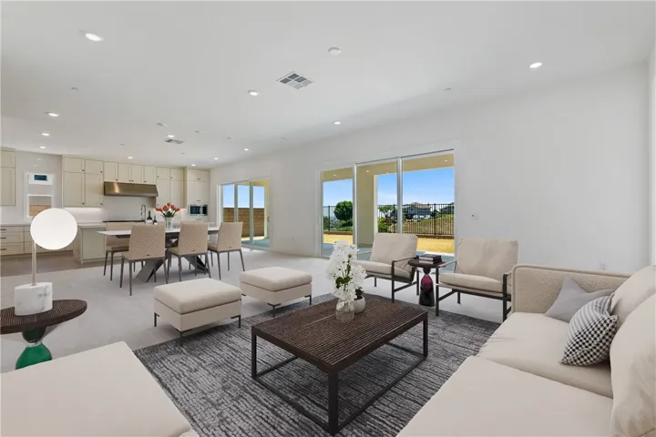 Virtually Staged Living Room