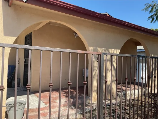 Front view of the house