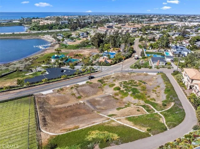 Aerial facing lagoon