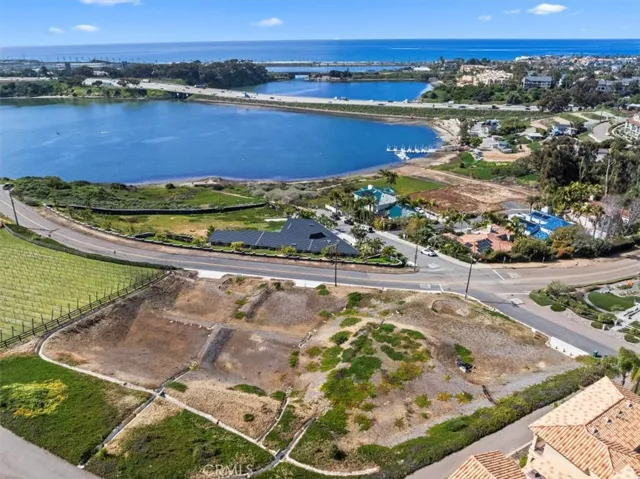 aerial facing ocean
