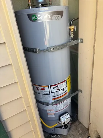 New hot water heater installed in Feb. 2026.