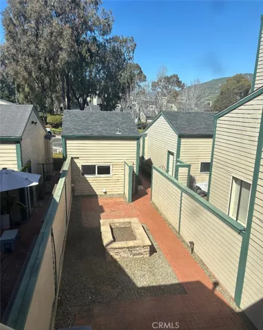 Private courtyard & mountain view from 2nd story