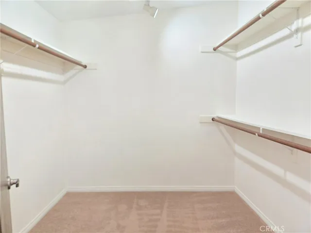 Walk-in closet interior view