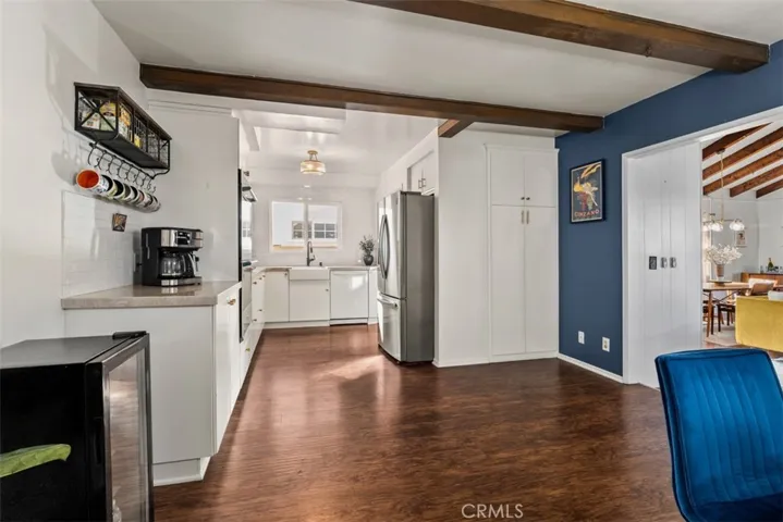 Coffee station in kitchen